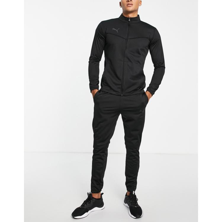 Puma black outlet tracksuit