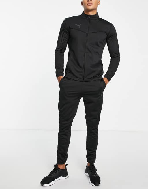 Black puma sales tracksuit