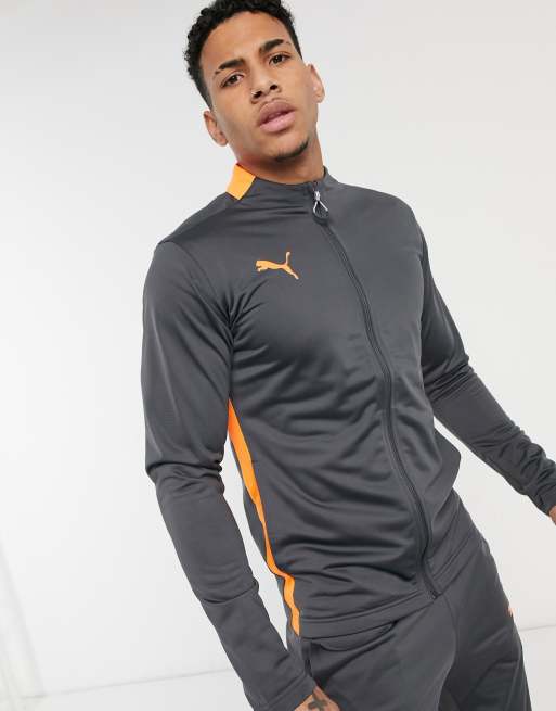 Grey and store orange tracksuit