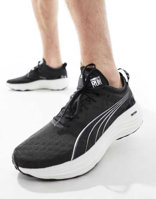 PUMA Forever Run Nitro sneakers in black ASOS