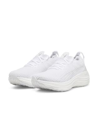 Puma Foreverrun Nitro Knit Sneakers In White In White