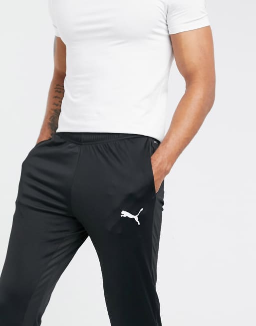Puma – Fotboll – Svarta joggers, 3 av 4