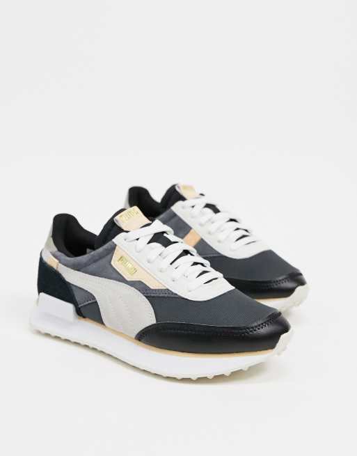 Puma noir et outlet bleu