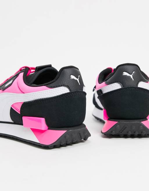 Puma heart hotsell noir et rose