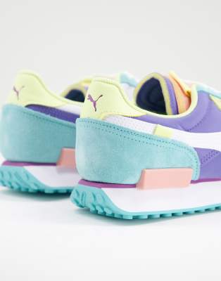 puma colourblocked sneakers