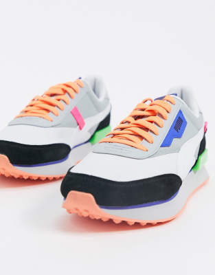 puma colorblock sneakers