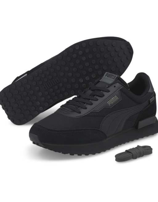 Puma Future rider play on sneakers in puma black-puma black, 3 of 4