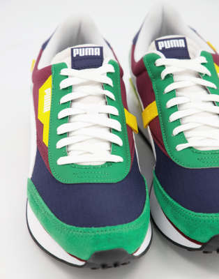 puma future rider amazon green