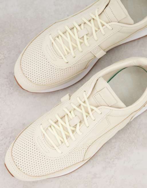 Puma Future Rider Premium Trainers In Cream With Gum Sole Asos