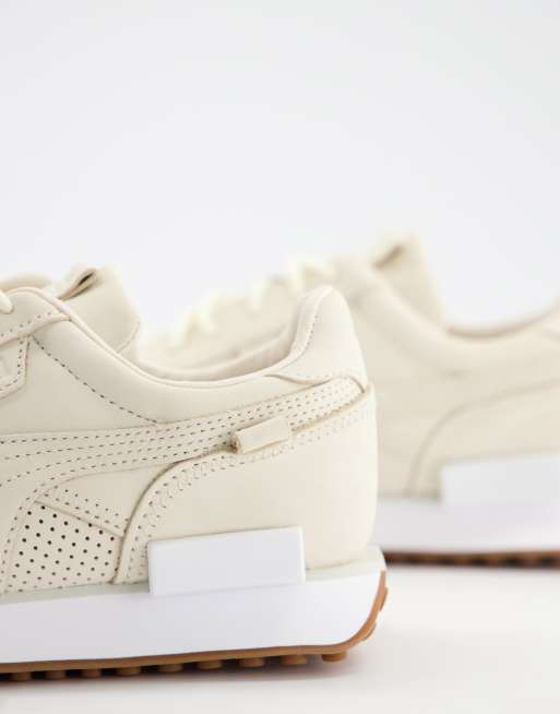 Cream store puma trainers