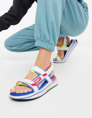 Puma Future Rider Sandal In White Asos