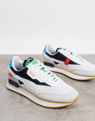 scarpe puma bianche e nere