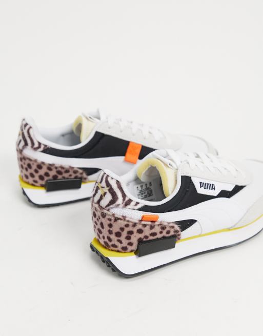 Zebra print puma store sneakers