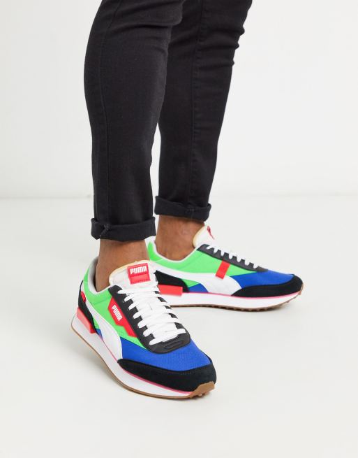 Puma Future Rider Sneakers In Blue Asos