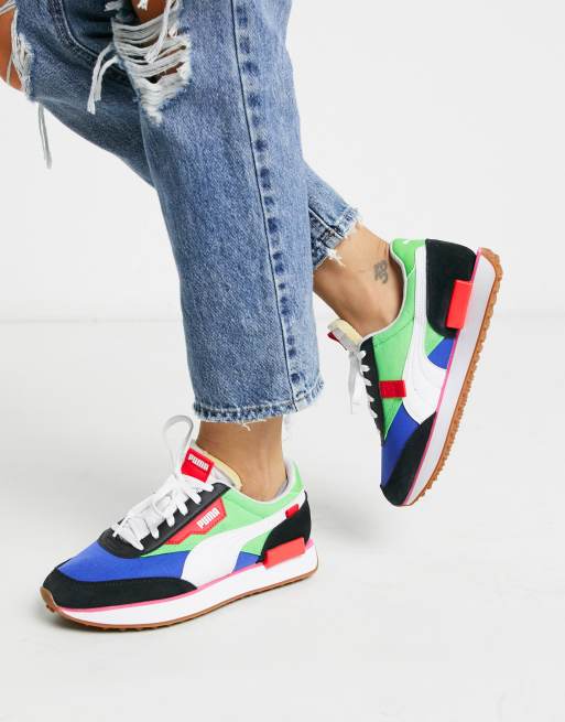 Puma Future Rider Sneakers In Blue Asos