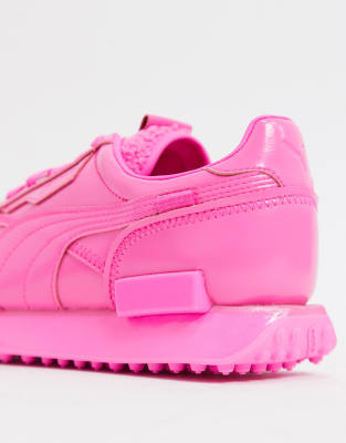 bright pink pumas