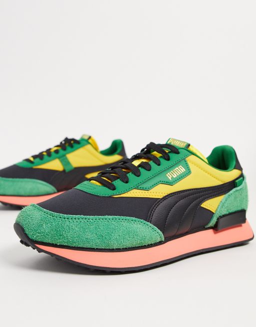 Puma sneakers groen new arrivals