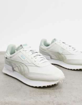 puma cream trainers