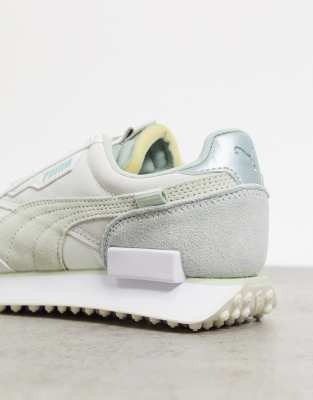 puma cream trainers
