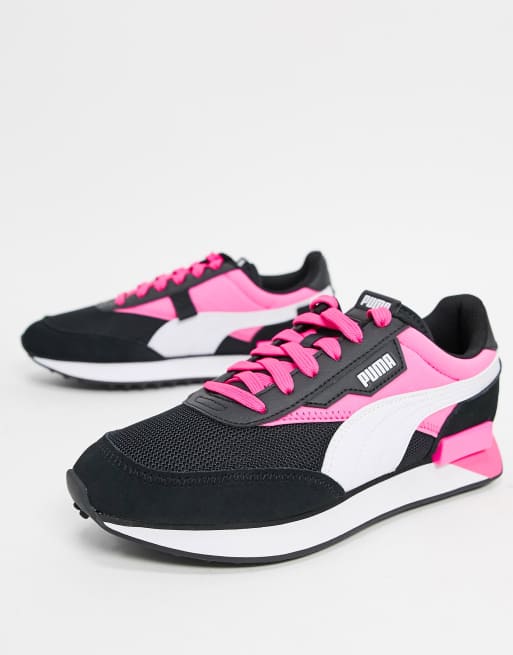 Pink and hotsell black pumas