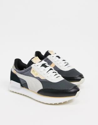 Puma Future Rider trainers in black \u0026 navy | ASOS