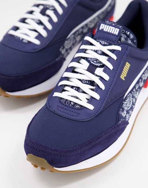 Puma rider bleu new arrivals