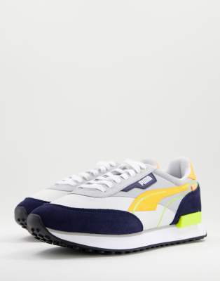 Puma Future Rider Twofold Sneakers In Gray Asos