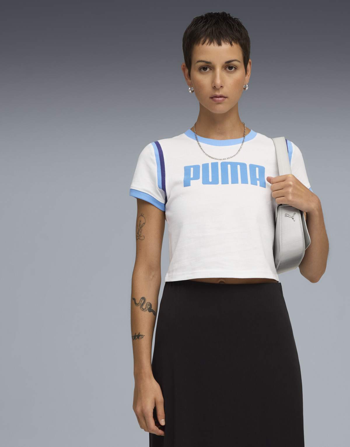 Puma Future.puma.archive graphic baby t-shirt in puma white