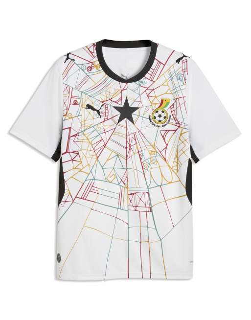 Puma Ghana home jersey in white, 3 of 4