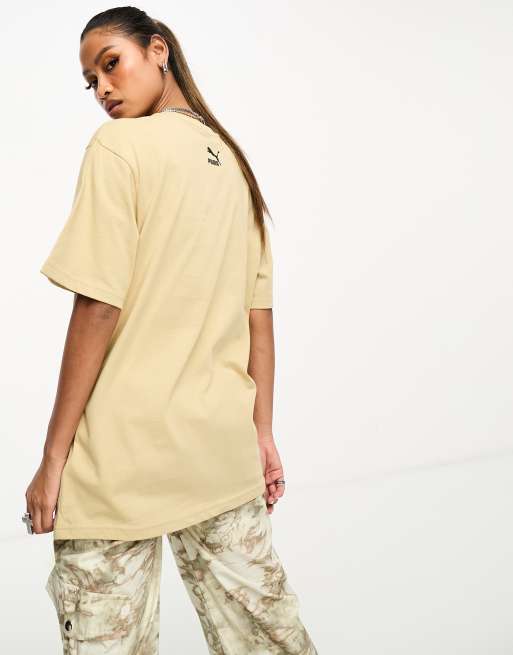 Golf archive beige PUMA print T-shirt in ASOS | graphic