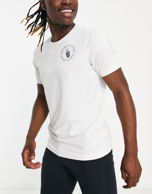 White puma store golf shirt