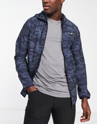 Puma Golf EGW hooded jacket in navy camo print - ASOS Price Checker