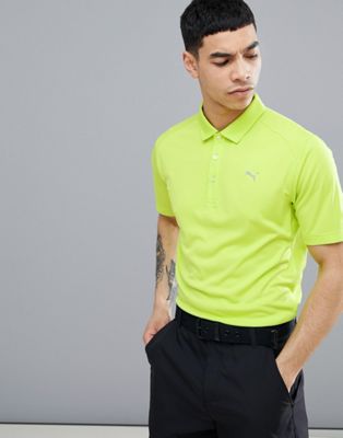 lime green puma golf shirt