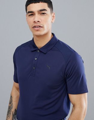 Puma Golf essential pounce polo in navy 
