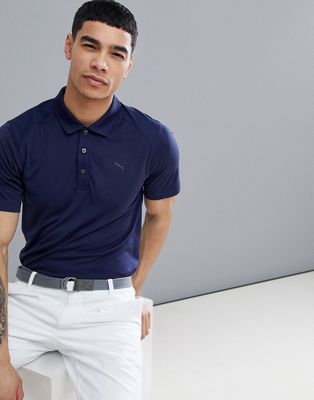 Puma Golf essential pounce polo in navy 