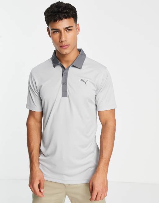 Puma Golf Gamer Polo grigia ASOS