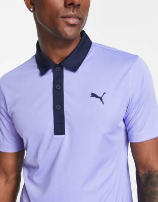 Puma Golf Gamer polo in lilac - ASOS Price Checker