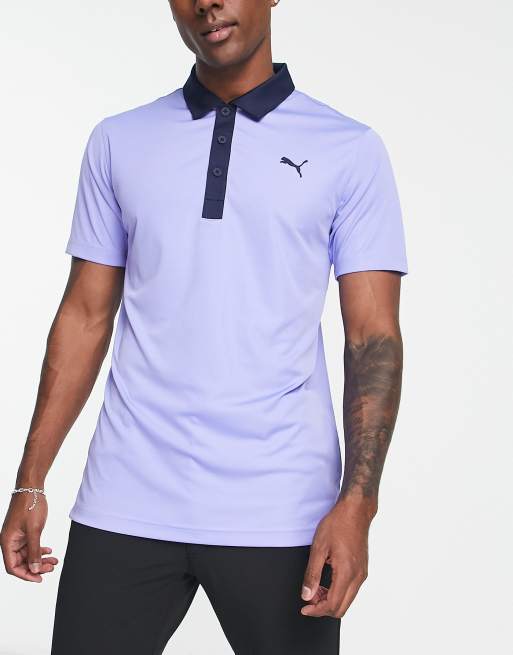 Purple puma shop golf shirt