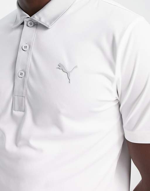 Puma white golf shirt new arrivals