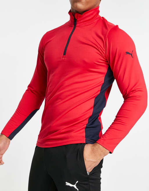 Puma - Golf - Gamer - Sweatshirt met 1/4 rits in rood