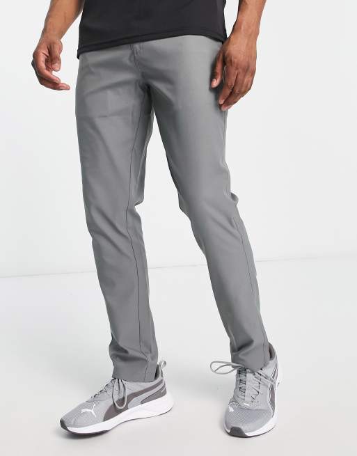 Perth Blackborough Que Activamente Puma Golf Jackpot tailored trousers in grey | ASOS