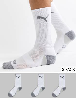 gray puma socks