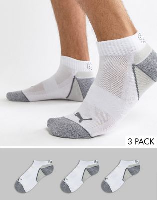 Puma - Golf pounce - Set van 3 paar lage sokken in wit 89757901