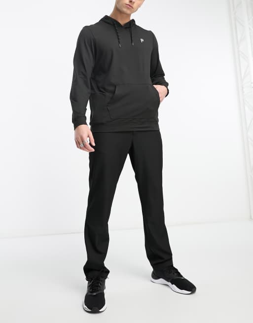 Puma - Golf x PTC - Felpa con cappuccio nera di media pesantezza con logo