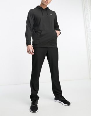 Puma Golf x PTC logo midweight hoodie in black