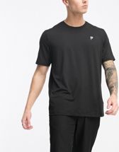 Under Armour Tech vent jacquard short sleeve t-shirt in black print