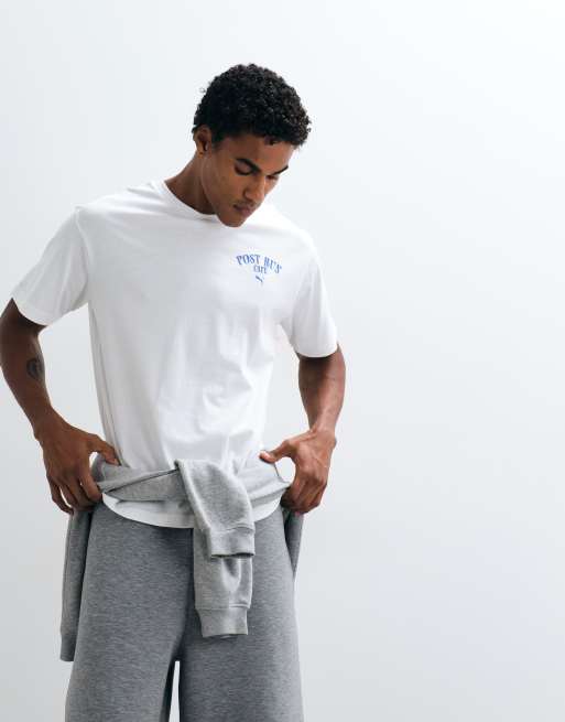 Puma Graphic cafe relaxed tee in white, 2 of 5