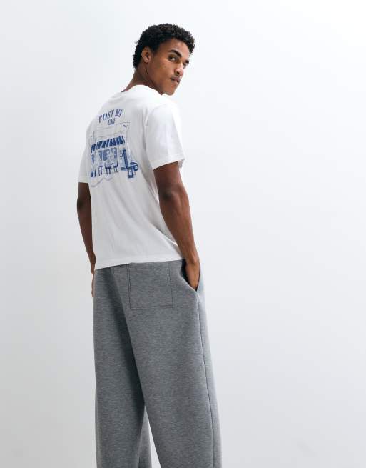 Puma Graphic cafe relaxed tee in white, 5 of 5
