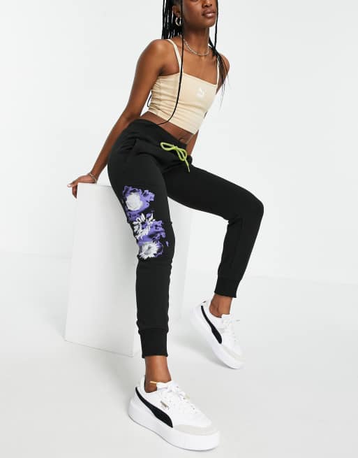 PUMA - Women - T7 Legging - Black/Purple