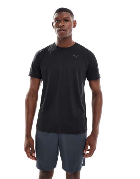PUMA - Graphics Running Faster - Sort T-shirt - view 1